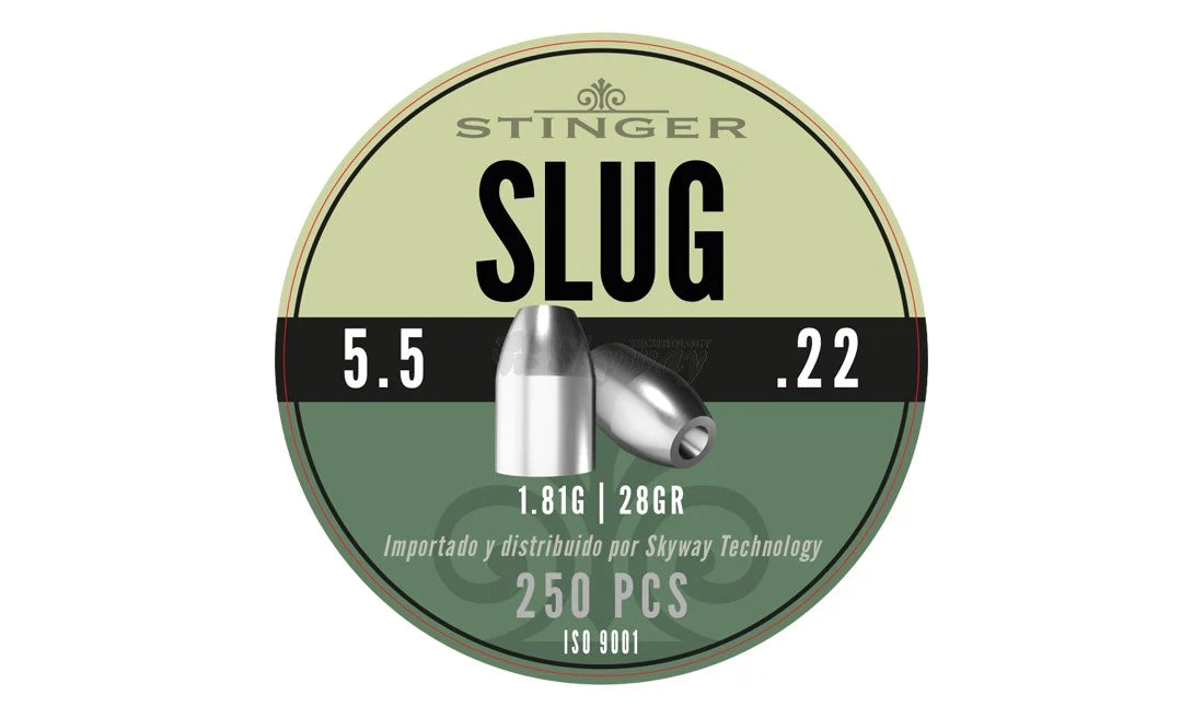 Stinger Slug – Balines de Punta Hueca 5,5mm .22 cal 1,81g – 250 pzs