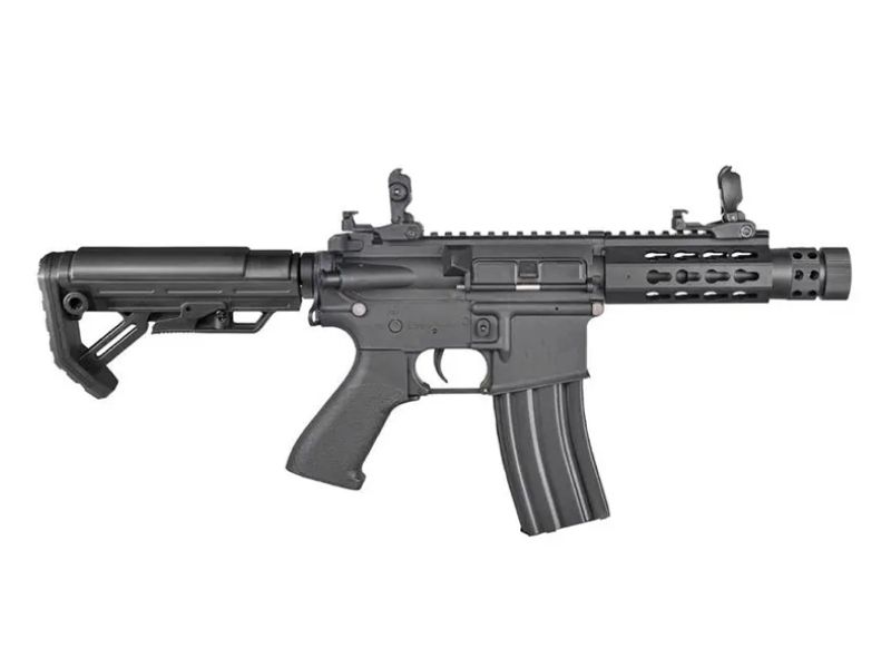 Fucile Elettrico Saigo Defense Kenji AEG M4 Professionale Completo di Batteria LiPO e Caricabatteria