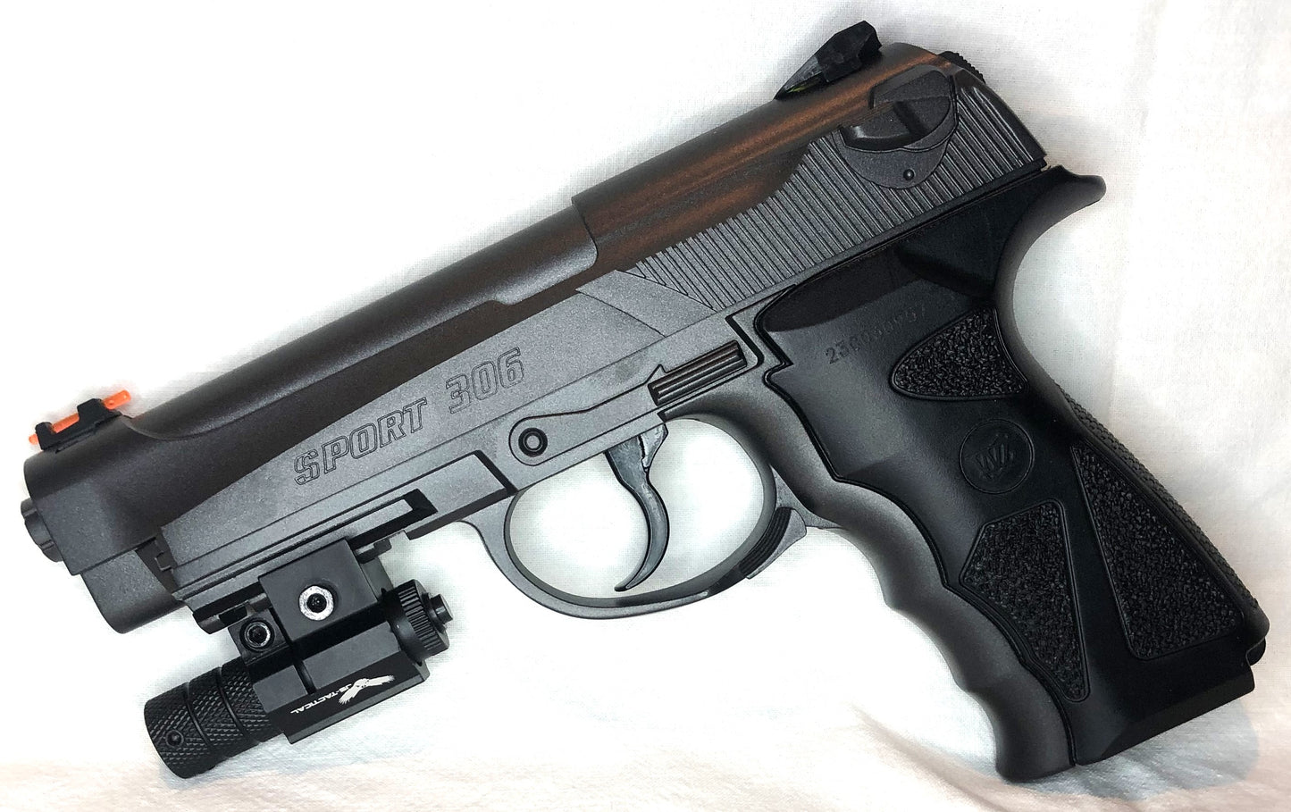 Pistola Beretta B92 Full Metal + Laser + 500 Pallini 0,33g Alluminio + 5 Bombolette