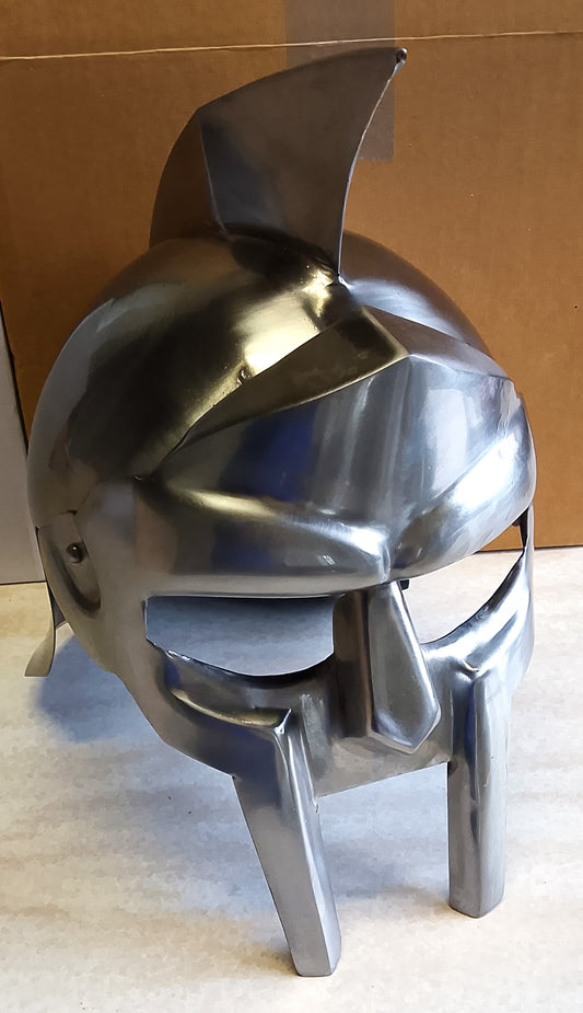 Elmo Gladiatore Romano In Acciaio, Indossabile