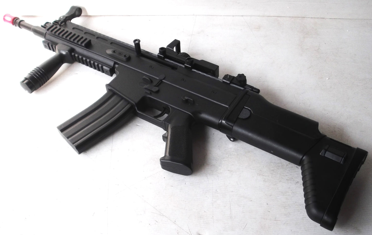 Fucile Mitragliatore Fn Scar A Molla Con Red Dot, Calcio Pieghevole