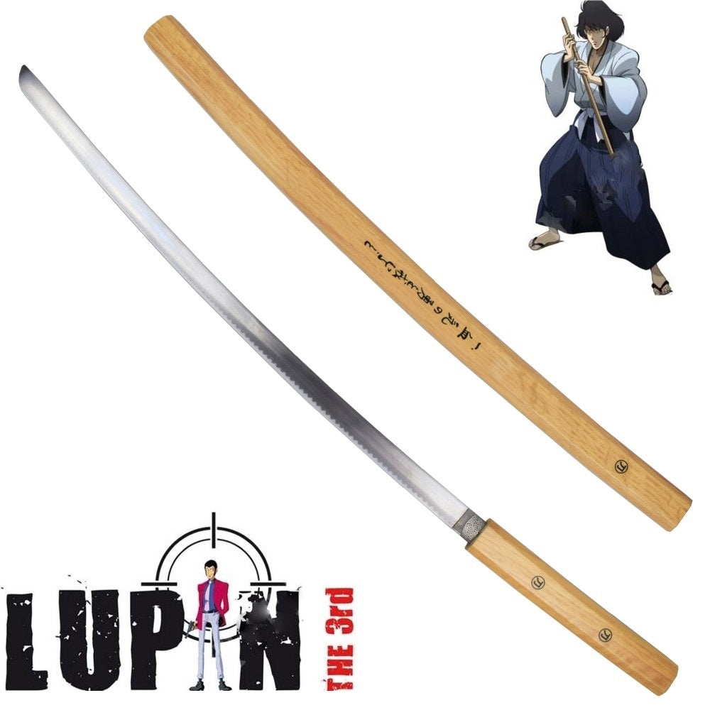 Katana Di Goemon Ishikawa Serie Lupin III Lama in Acciaio