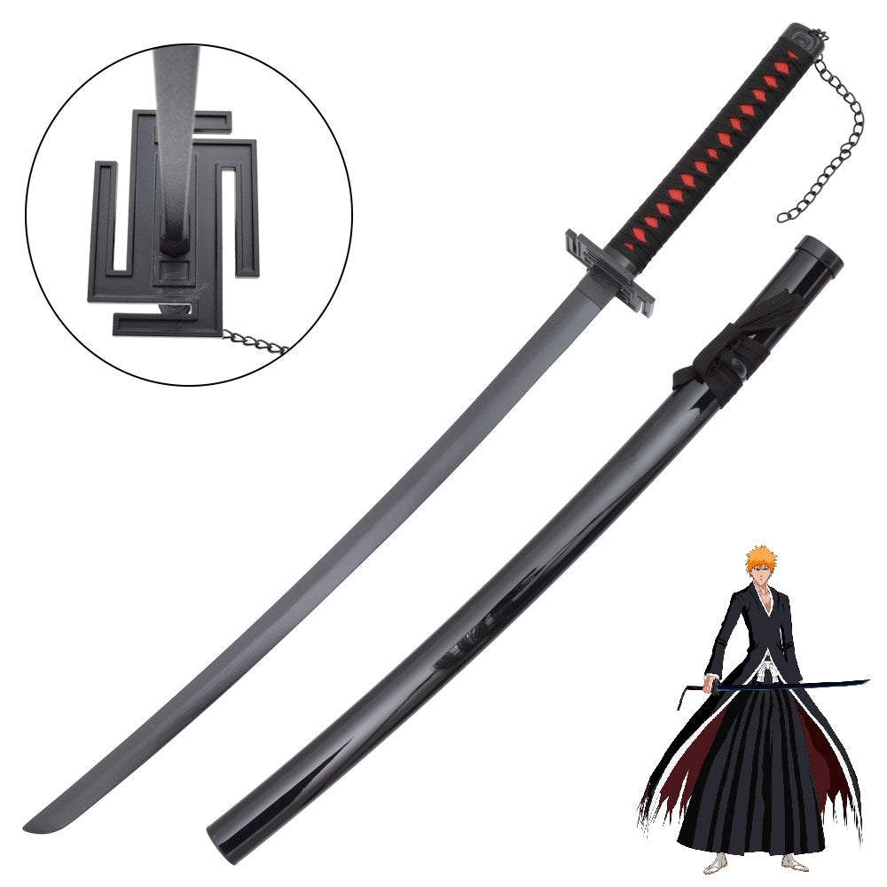 Bleach Katana Zampakuto di Ichigo Kurosaki's 102 cm per Collezionisti, Cosplay, Fan