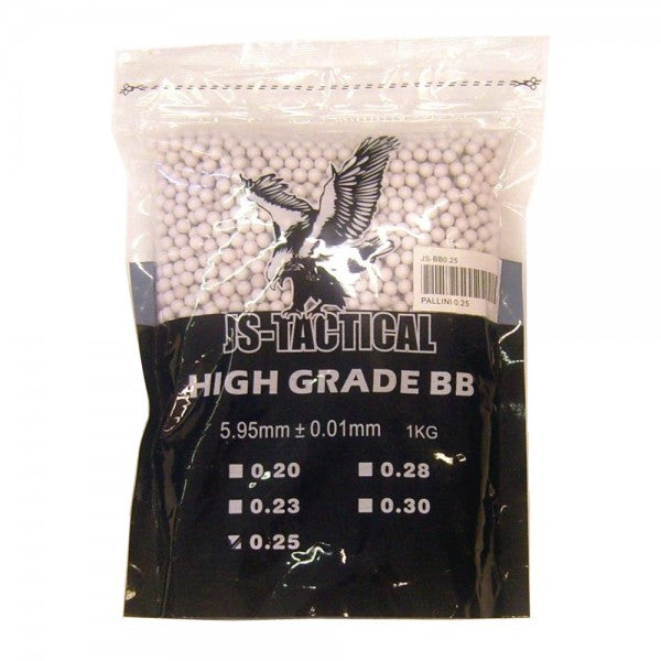 JS-Tactical Pallini 0,25g 6mm Sacco da 1kg, 4000 Pallini Circa
