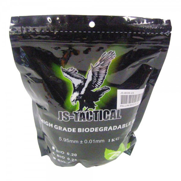 JS-Tactical Pallini Biodegradabili 0,23g 6mm Sacco da 1kg, 4347 Pallini Circa