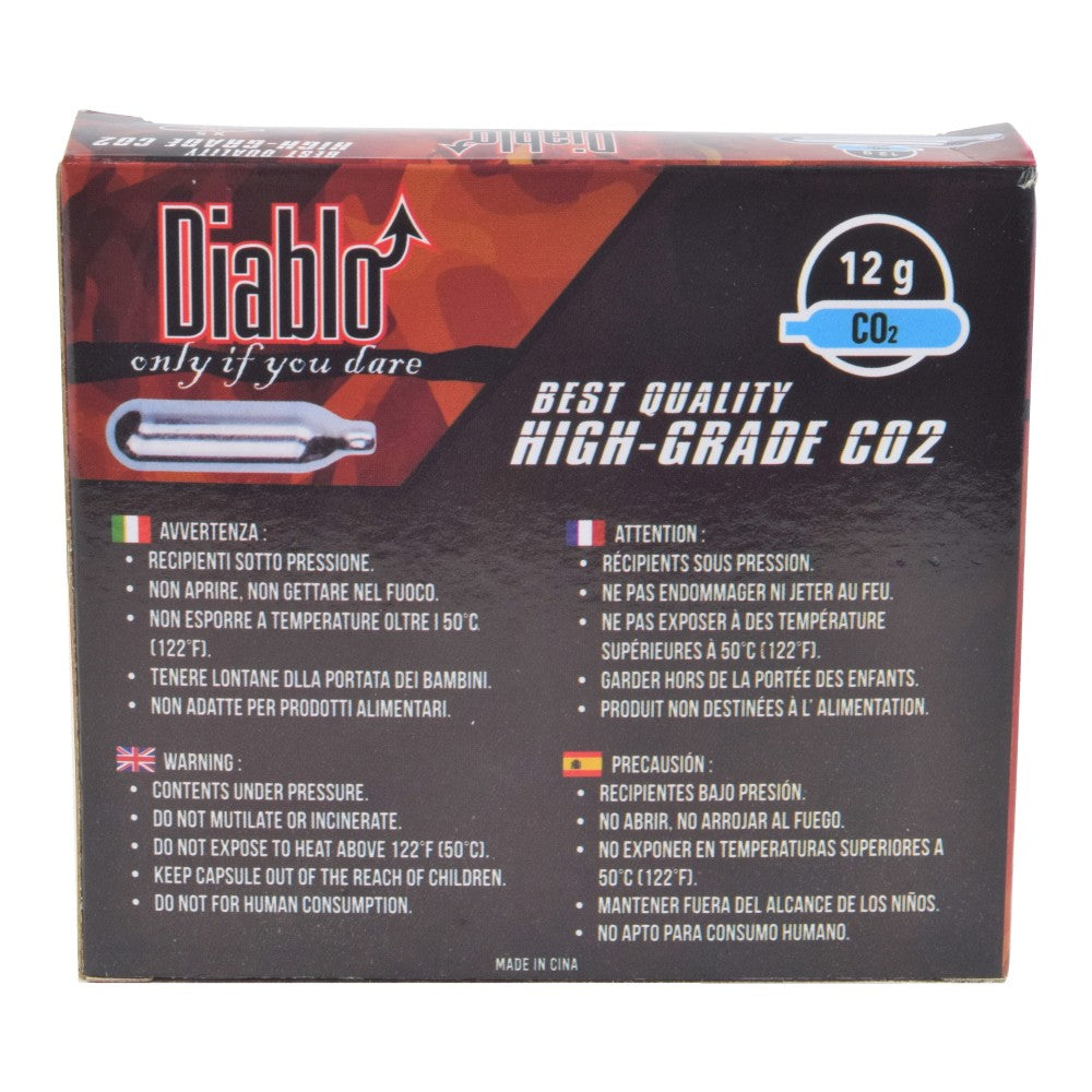 Diablo Bombolette Co2 12g Set Da 5 Pezzi