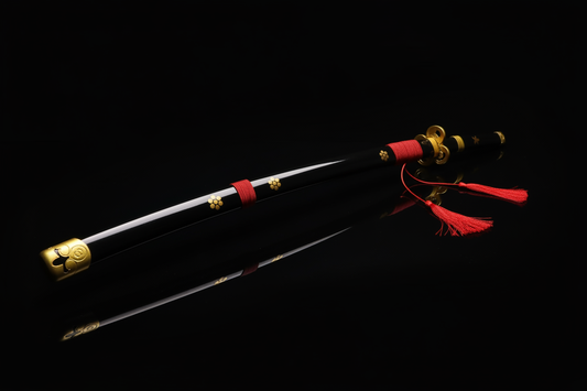 Katana Enma – Fodero completo con nappine rosse