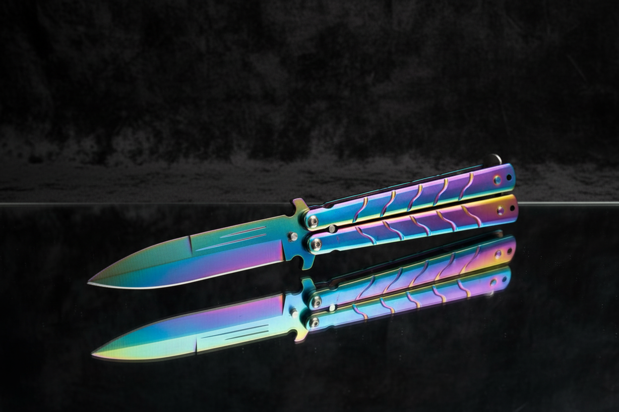 Prism Edge – Vista aperta, sfondo scuro specchio