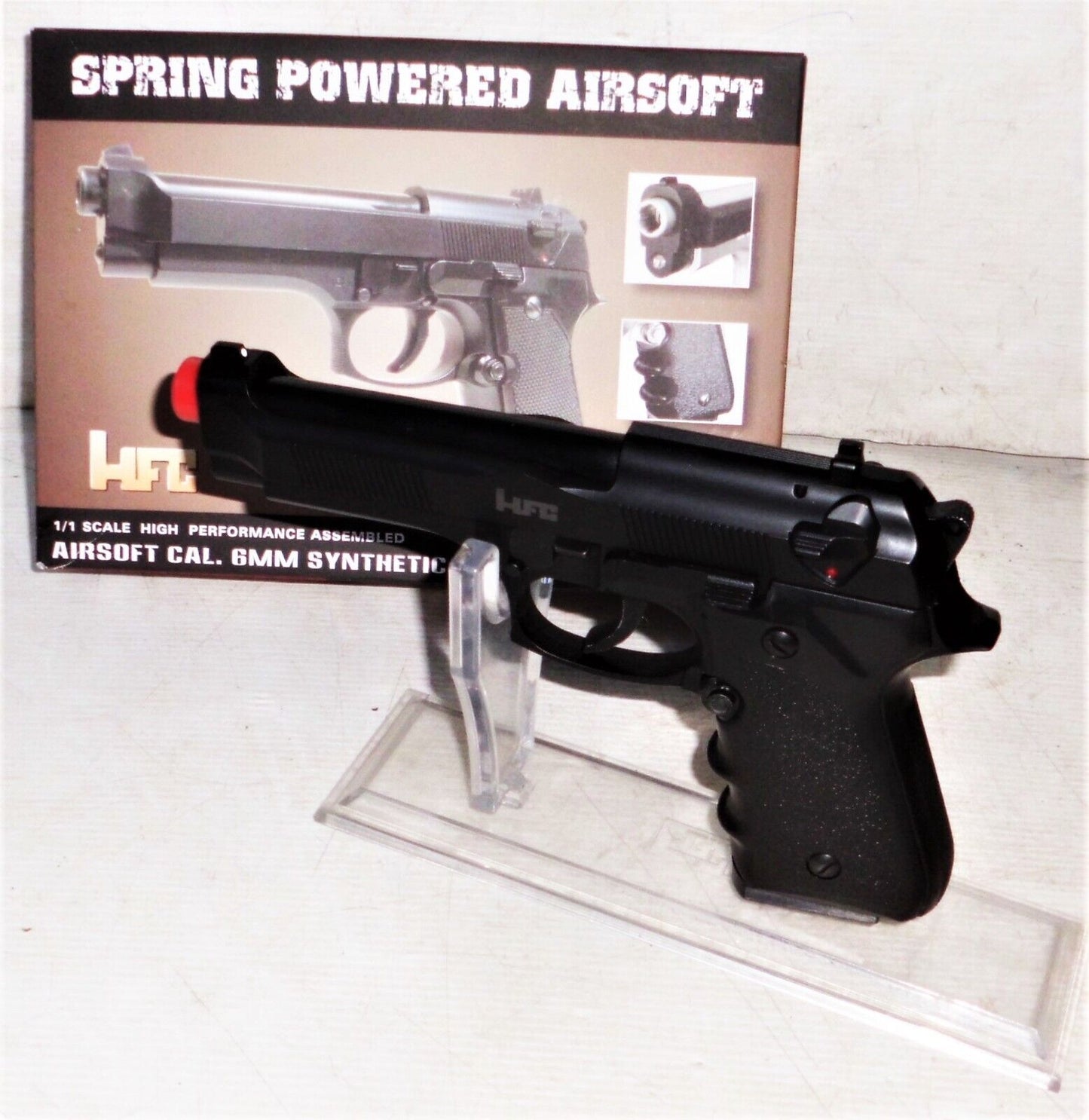 Pistola a Molla Potenziata Modello Beretta 92