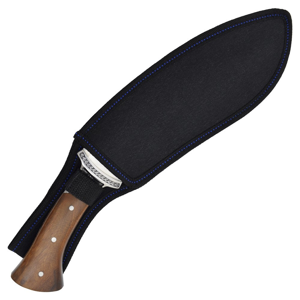 Coltello Da Caccia Kukri Lama in Acciaio Inossidabile Manico in Vero Legno