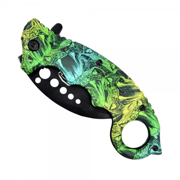 Coltello Karambit Cobra Apertura Lama Assistita