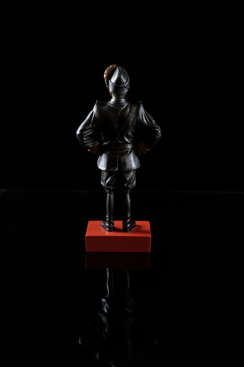 Statua Mussolini DUX - Vista Posteriore