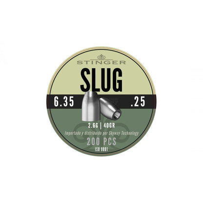 Stinger Slug – Proyectiles de Bala Hueca 6,35mm .25 cal 2,6g – 200 uds