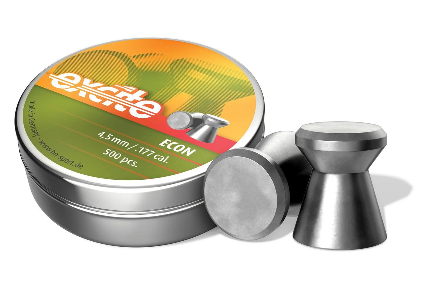 H&N Excite Econ – Luftpistolen- und Luftgewehrkugeln 4,5mm .177 cal – 500 Stk.
