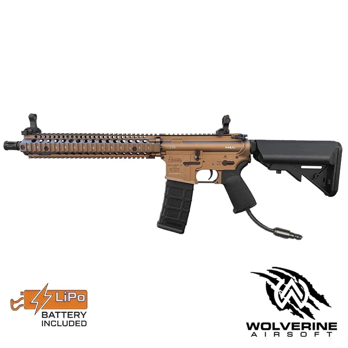 EMG Daniel Defense DDM4 HPA Dark Earth – immagine originale