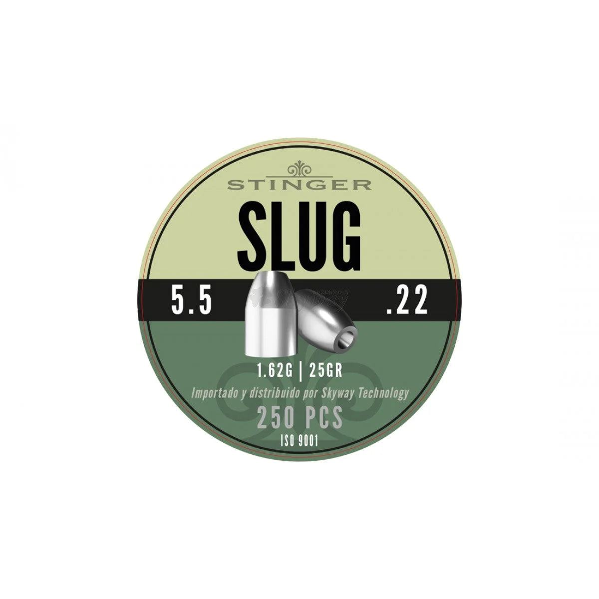 Stinger Slug – Proyectiles de Punta Hueca 5,5mm .22 cal 1,62g – 250 uds