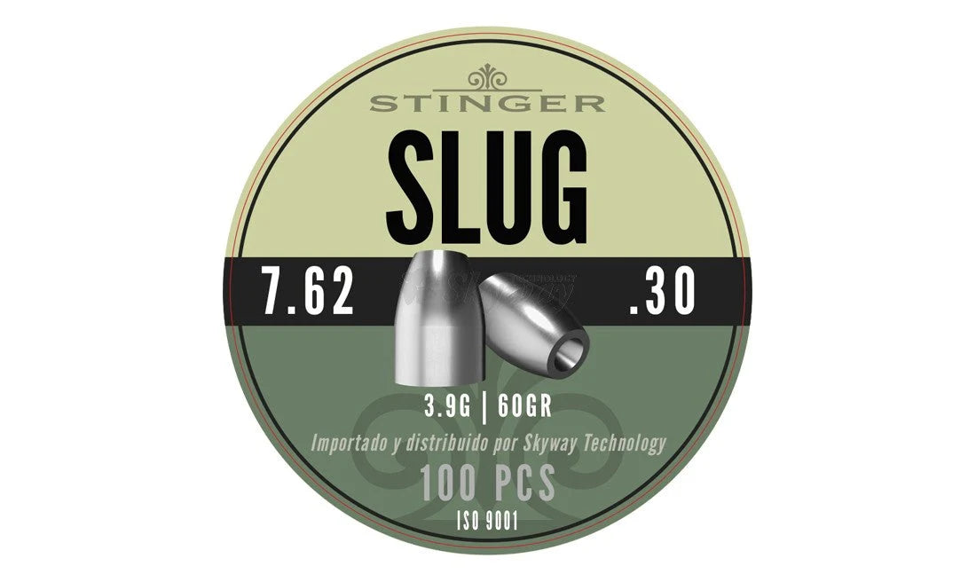 Stinger Slug – Balines de Punta Hueca 7,62mm .30 cal 3,9g – 100 pz