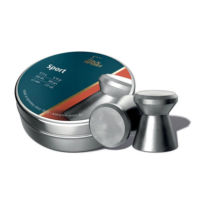 H&N Sport Sport – Piombini a Testa Piatta 4,5mm .177 cal – 500 pz