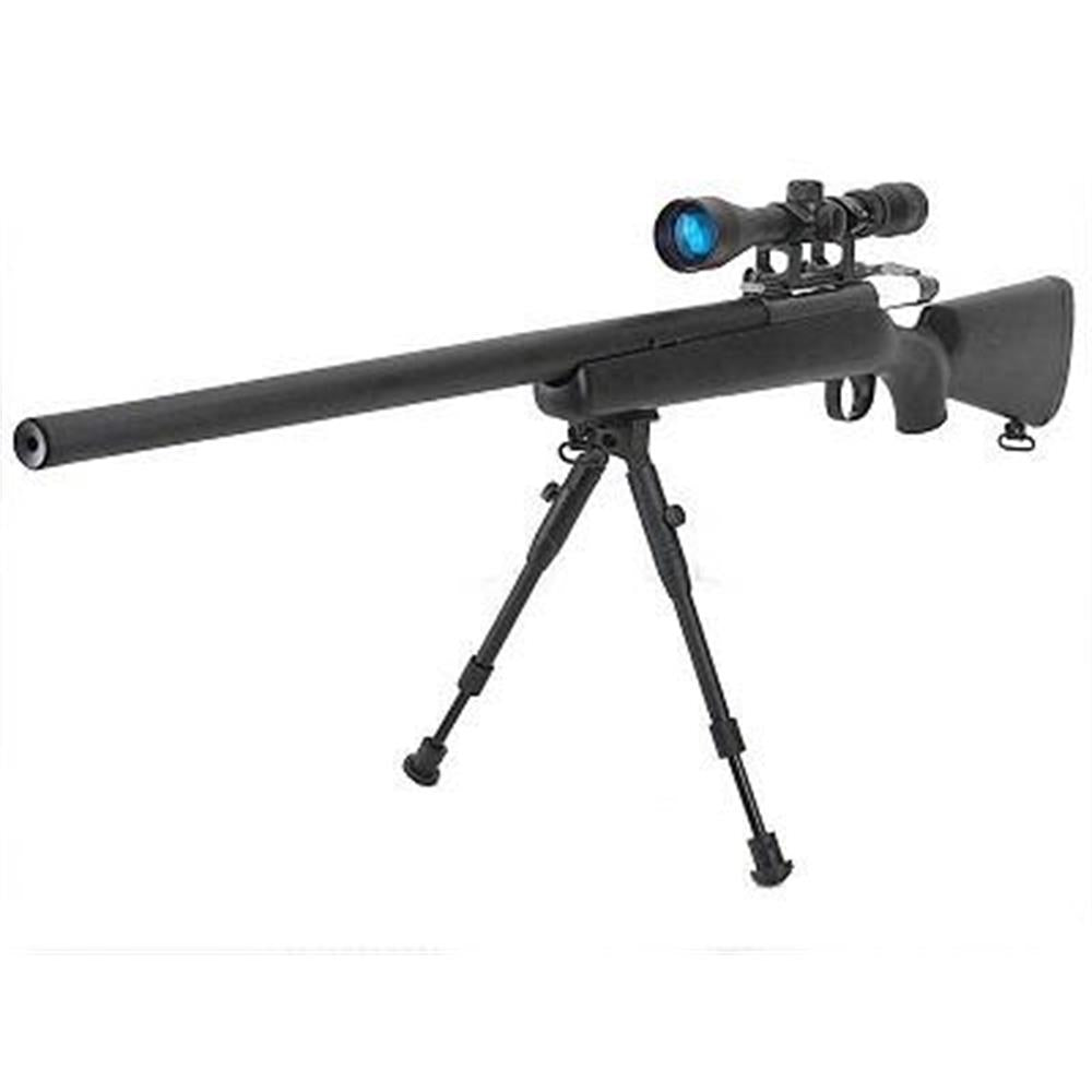Fucile Di Precisione Sniper Long Barel Professionale Con Molla Rinforzata + Bipede + Ottica