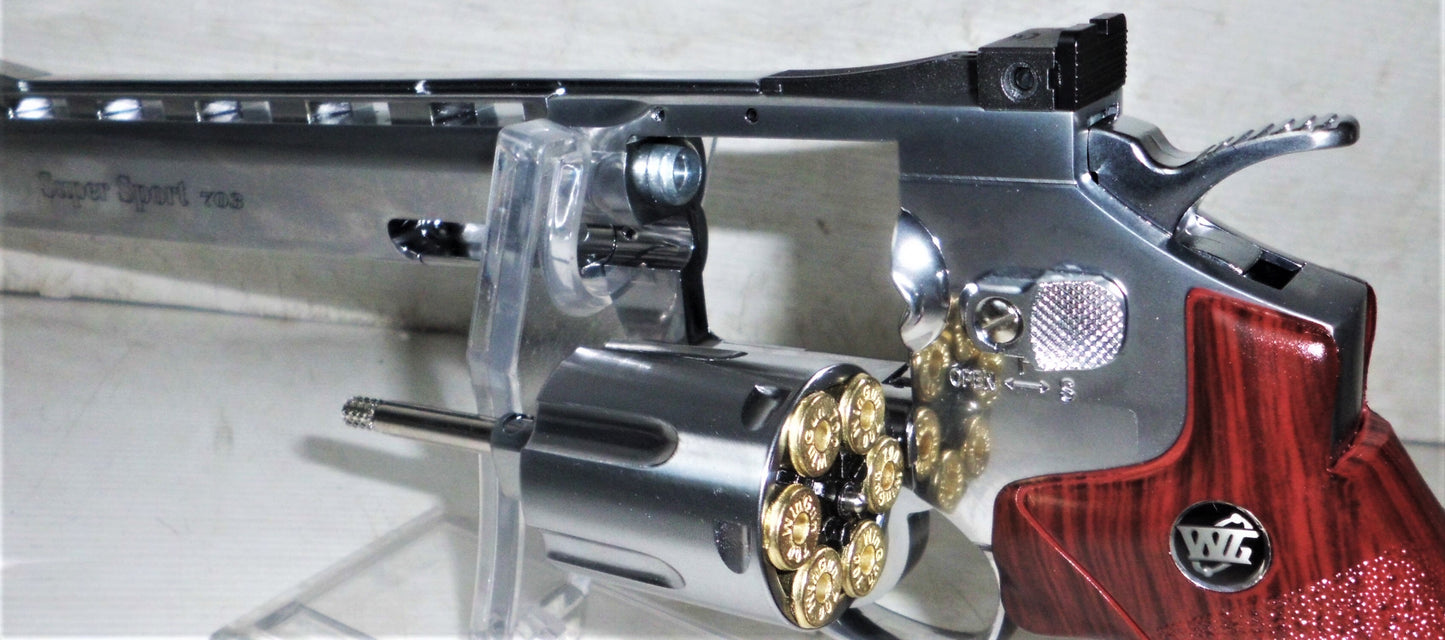 Pistola 44 Magnum a Co2 Full Metal Cromata 33 cm