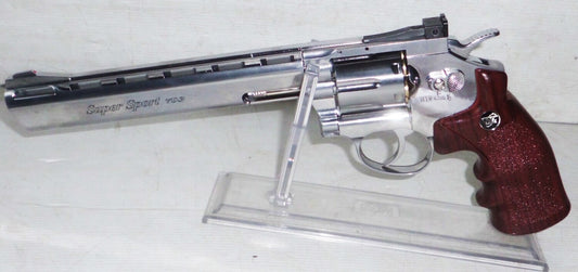 Pistola 44 Magnum a Co2 Full Metal Cromata 33 cm