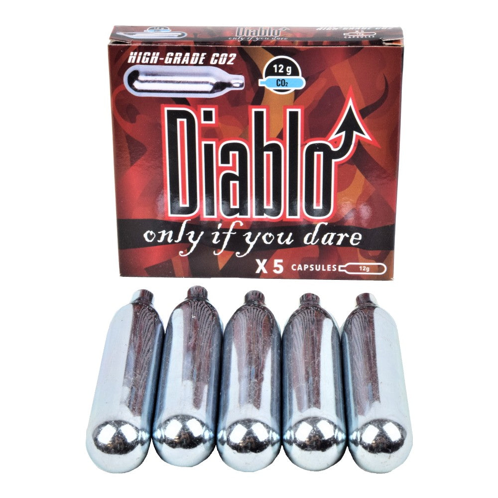 Diablo Bombolette Co2 12g Set Da 5 Pezzi