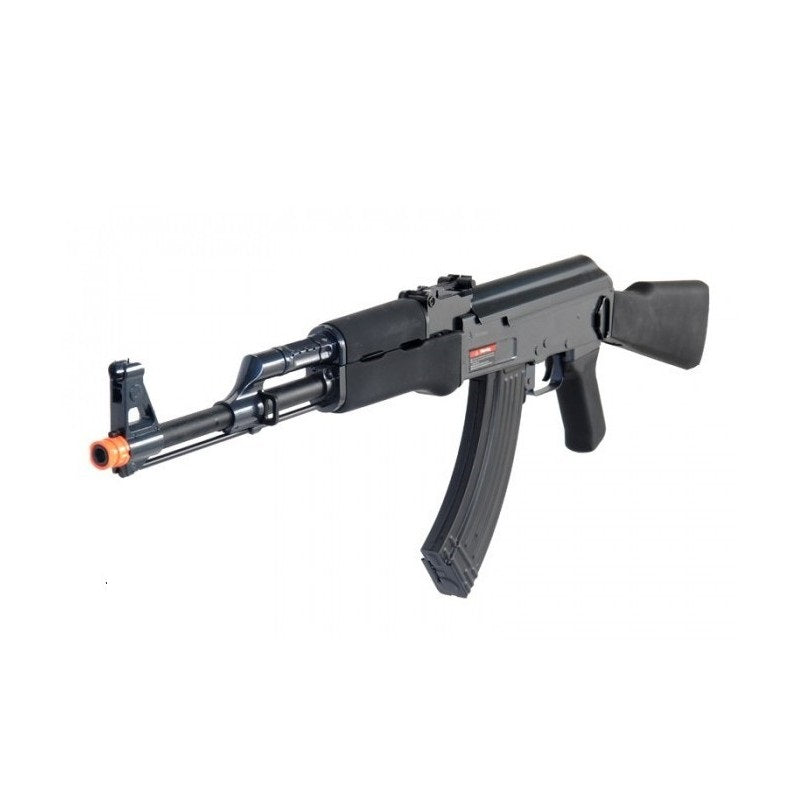 Fucile Elettrico AK47 Black Professionale Full Metal Completo Di Batteria e Caricabatteria