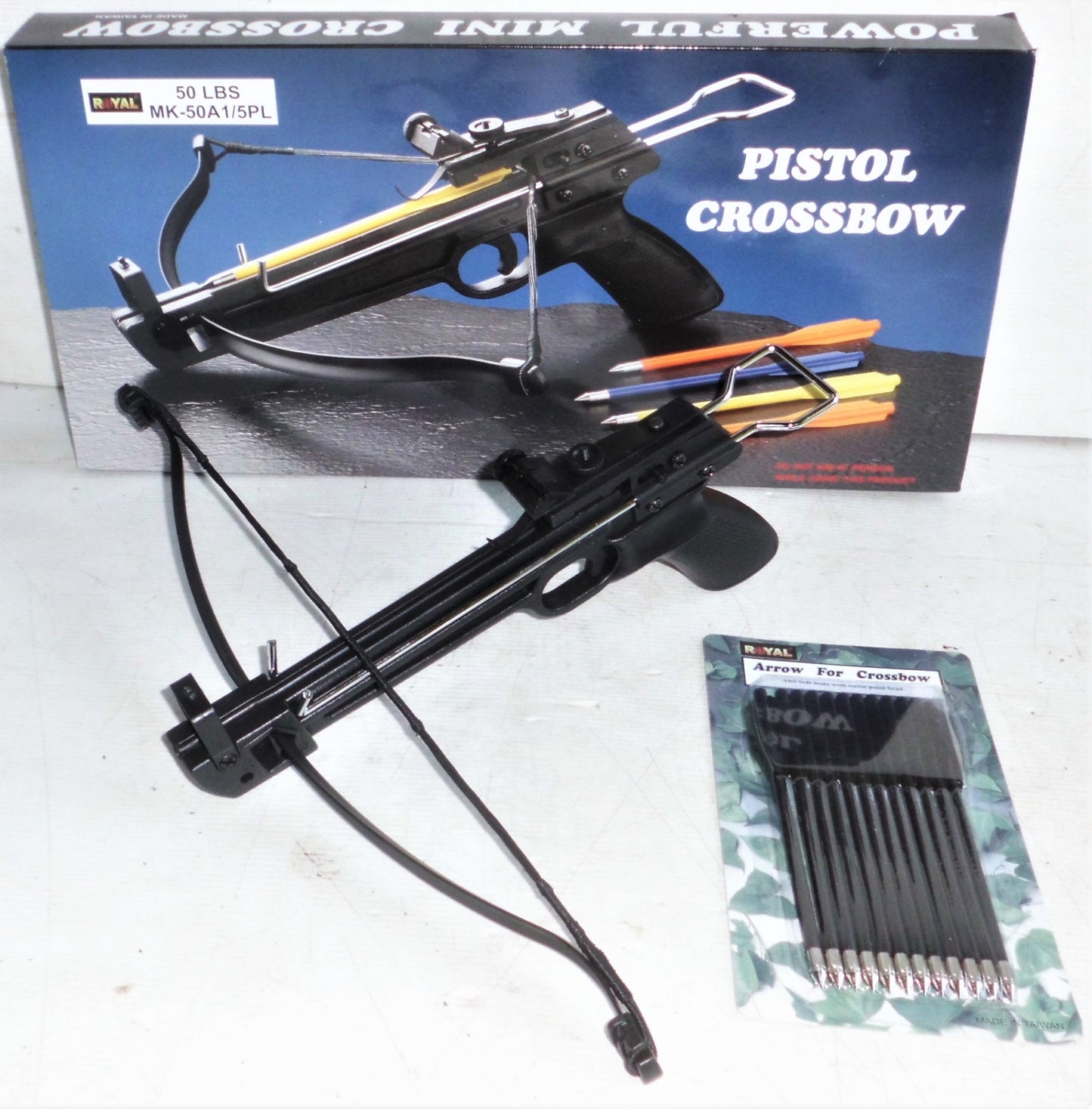 Pistola Balestra 50 Libbre Velocità 150 fps + 12 frecce