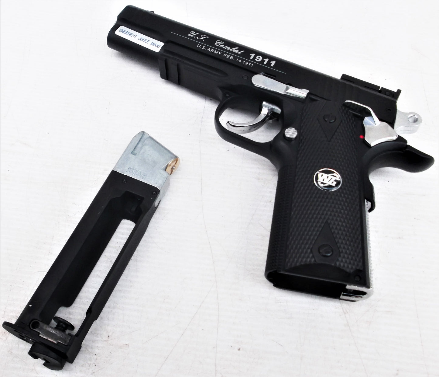 Pistola Mod. Colt 1911 Full Metal Semi-scarrellante a co2 Professionale