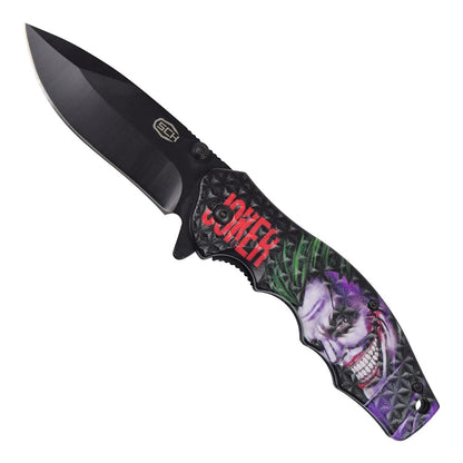 Coltello Tascabile The Joker, Lama In Acciao, Apertura Veloce