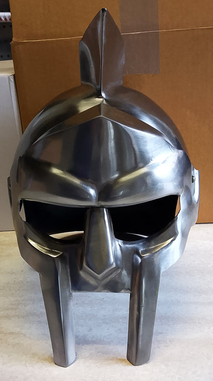 Elmo Gladiatore Romano In Acciaio, Indossabile