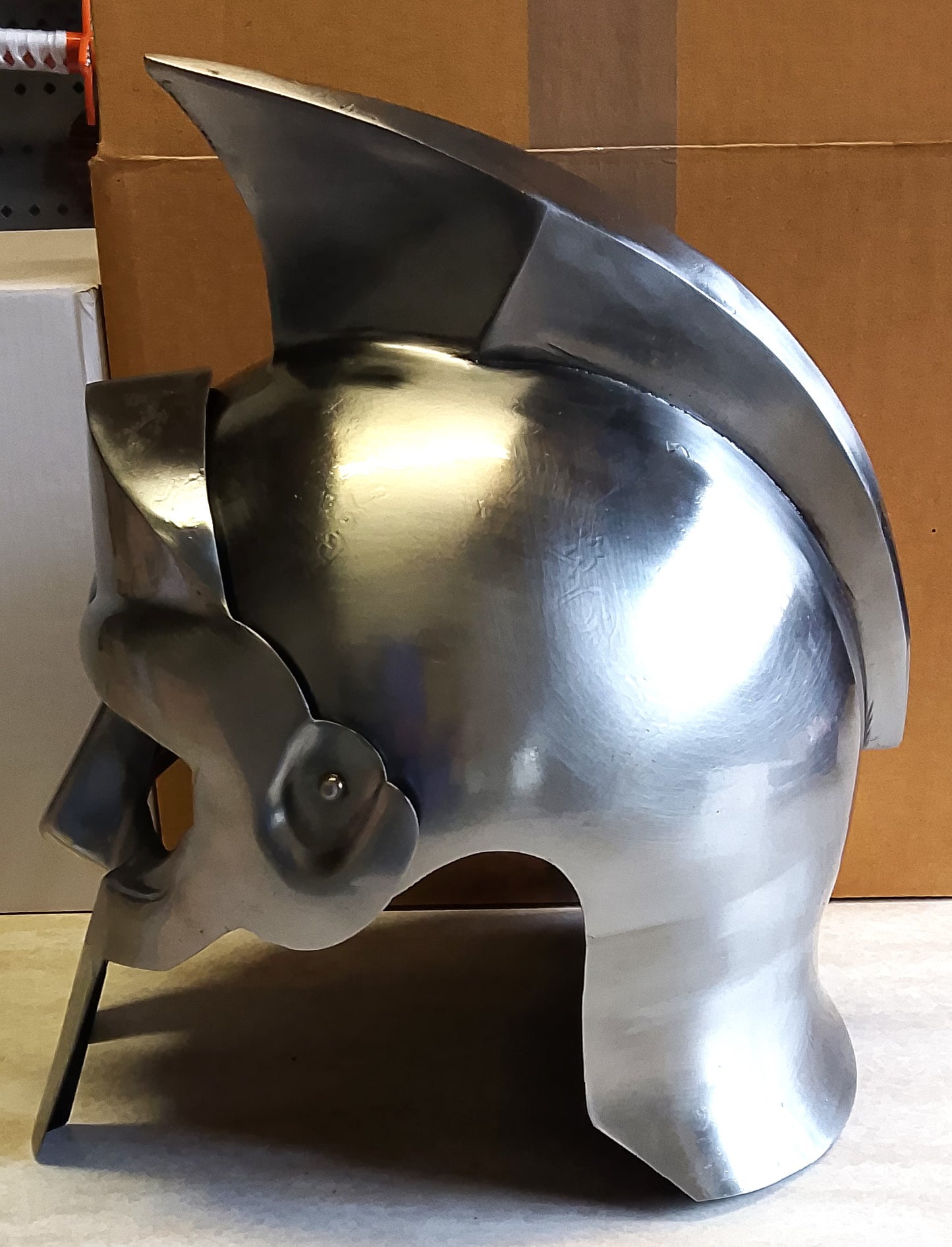 Elmo Gladiatore Romano In Acciaio, Indossabile