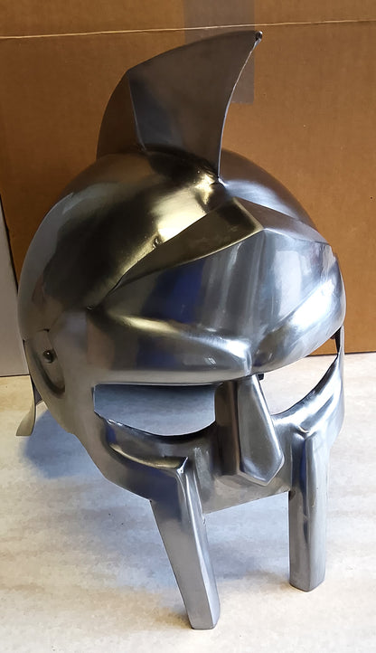 Elmo Gladiatore Romano In Acciaio, Indossabile