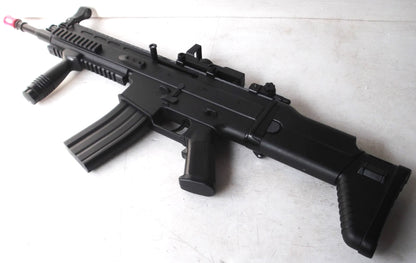 Fucile Mitragliatore Fn Scar A Molla Con Red Dot, Calcio Pieghevole