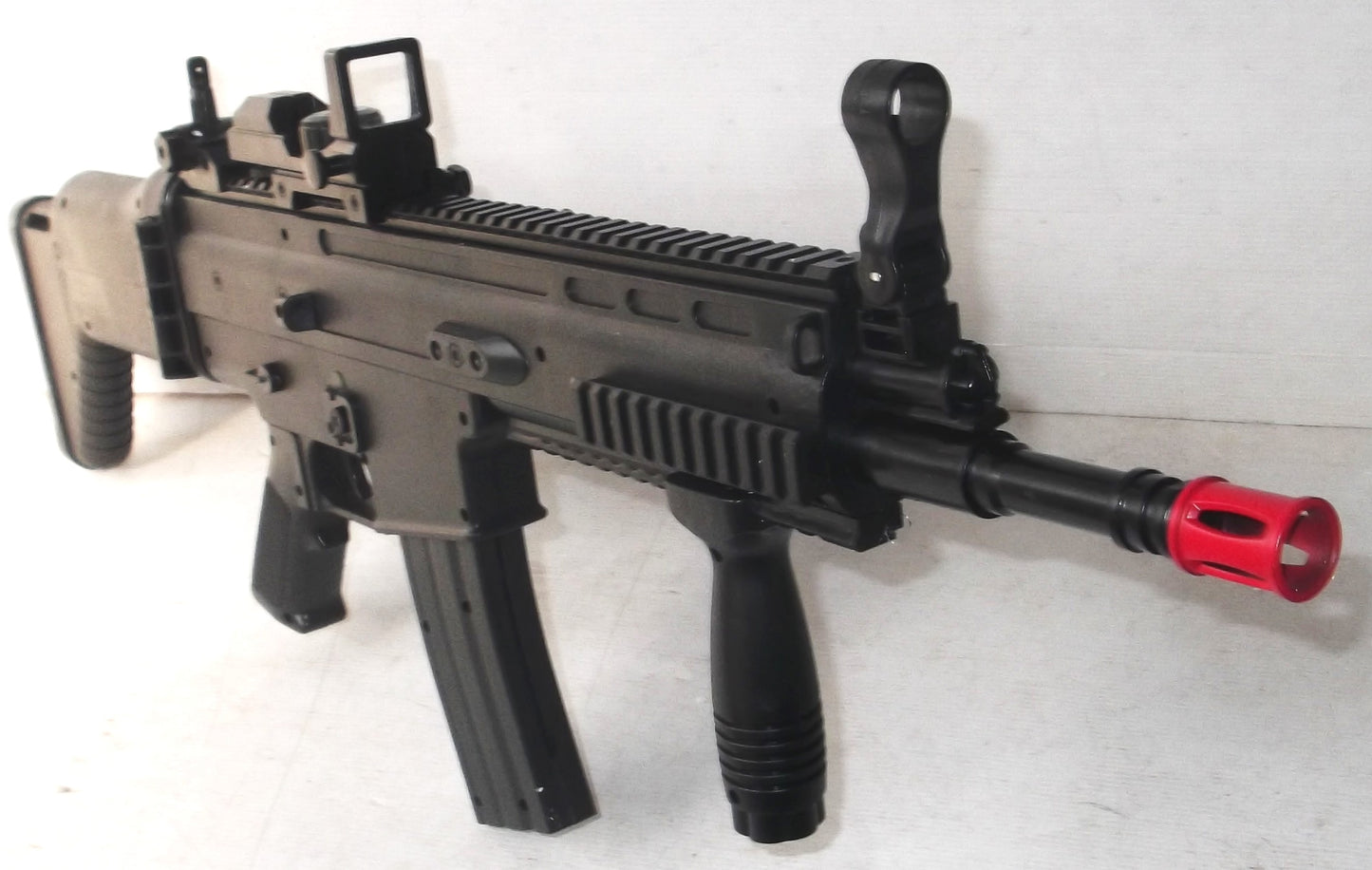 Fucile Mitragliatore Fn Scar A Molla Con Red Dot, Calcio Pieghevole