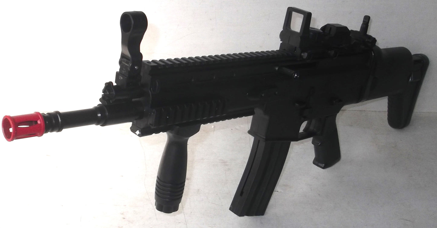 Fucile Mitragliatore Fn Scar A Molla Con Red Dot, Calcio Pieghevole