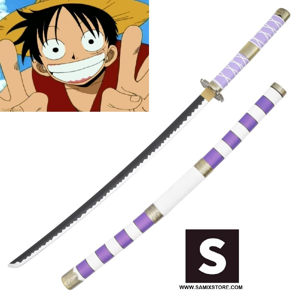 Katana Nidai Kitetsu di Monkey D. Luffye One Piece 104 cm per Collezionisti, Cosplay, Fan