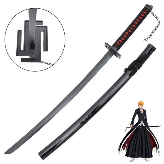 Bleach Katana Zampakuto di Ichigo Kurosaki's 102 cm per Collezionisti, Cosplay, Fan