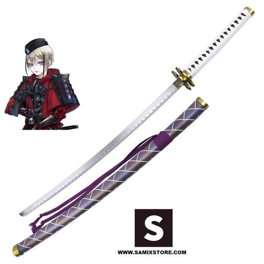 Katana Di Ishida Masamune Serie Touken Ranbu Lama in Acciaio