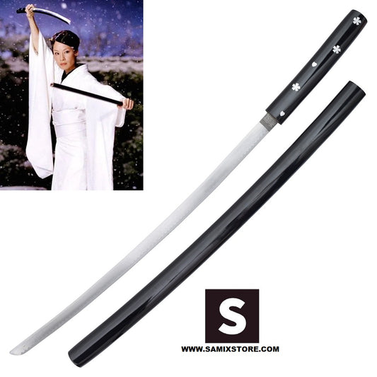 Kill Bill Katana di O-Ren Ishii 100 cm Lama in Acciaio