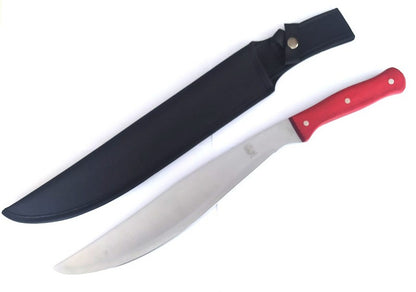 Coltello Kukri Lama in Acciaio Inossidabile Manico in Vero Legno