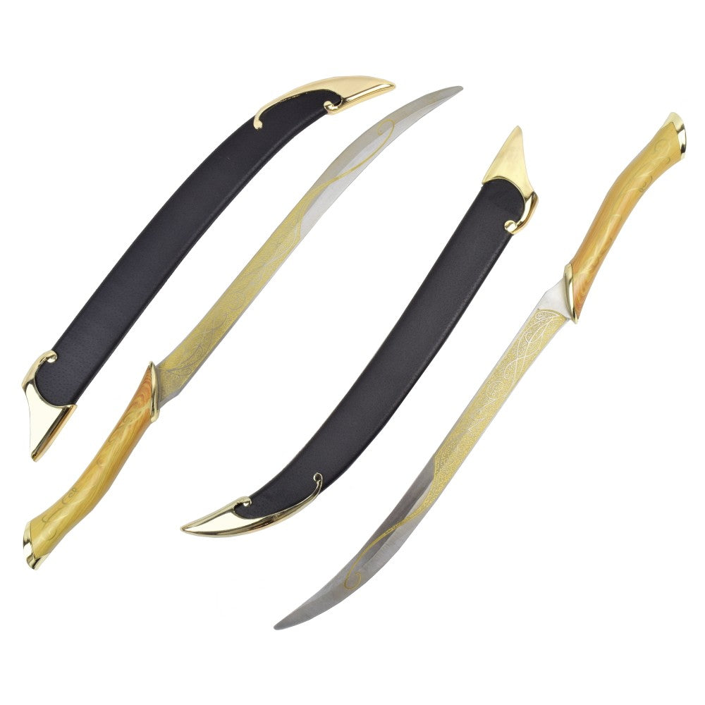 Pugnali Elven Di Legolas il signore Degli Anelli 62 cm Lama In Acciaio