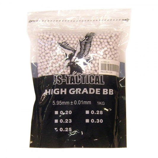 JS-Tactical Pallini 0,25g 6mm Sacco da 1kg, 4000 Pallini Circa