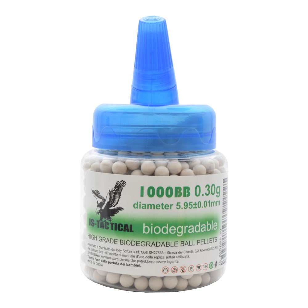 JS-Tactical 1000 Pallini Biodegradabili 0,30g 6mm