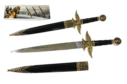 Pugnale Storico Con Aquila Lama In Acciaio 35 cm