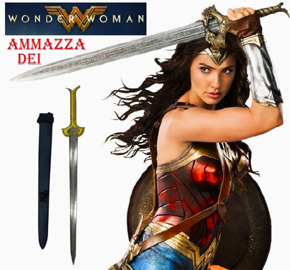 Spada di Wonder Woman God Killer 110 cm Lama In Acciaio