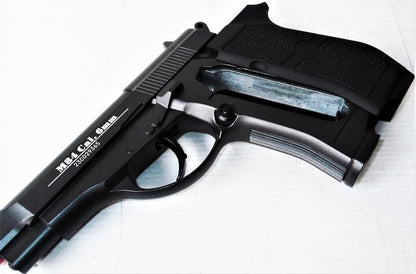 Pistola Softair Modello Beretta M84 Completamente In Metallo
