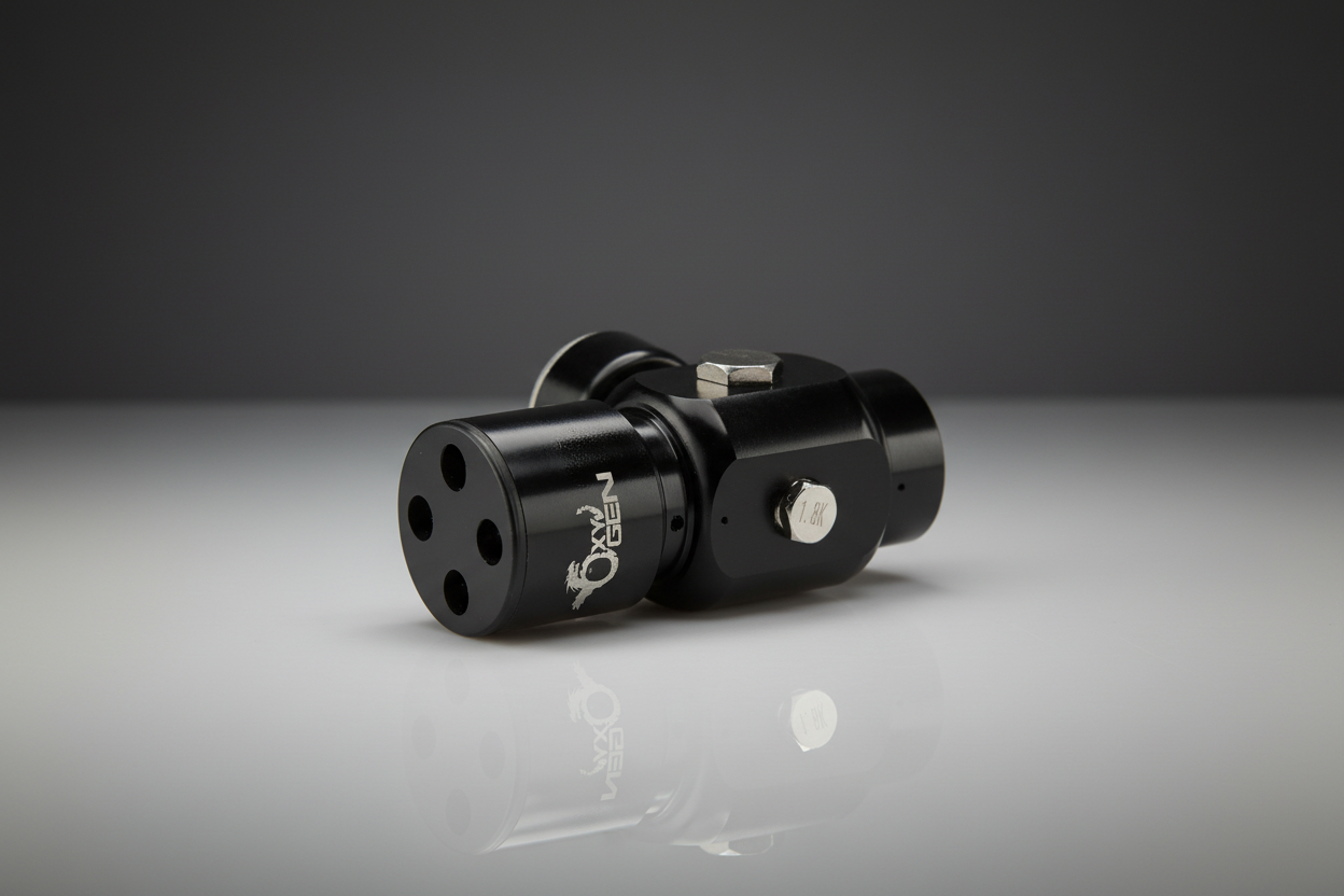 BO Manufacture HPA Regulator — Vista Frontale Dark Studio