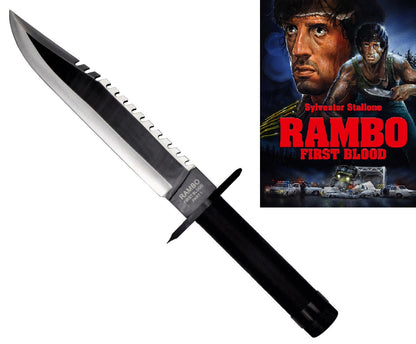 Coltello Da Caccia Rambo 1 Originale Con Kit di Sopravvivenza