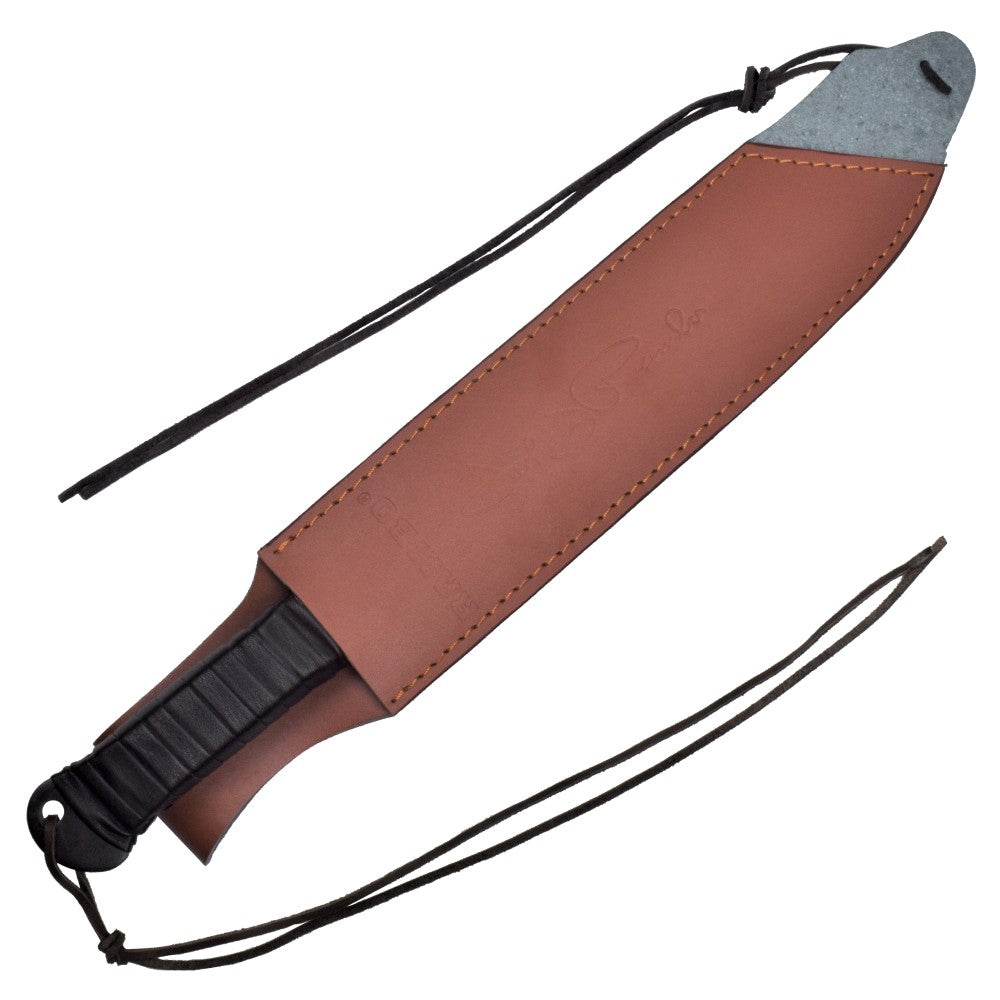 Coltello Da Caccia Rambo IV Originale Con Fodero in Vero Cuoio